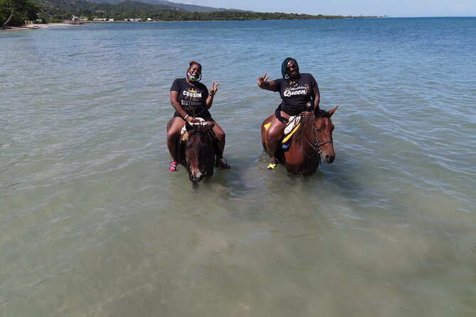 Full-Day Tour to Blue Hole Falls With Horseback Ride From Montego Bay - Horseback Riding Experience Details