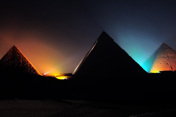 Giza Pyramids Evening Sound and Light Show From Cairo - Gain Historical Insights Through Light Show