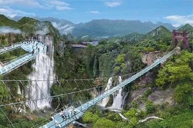 Gulong Gorge Skywalk Glass Bridge and Waterfall View Private Tour - Tour Overview