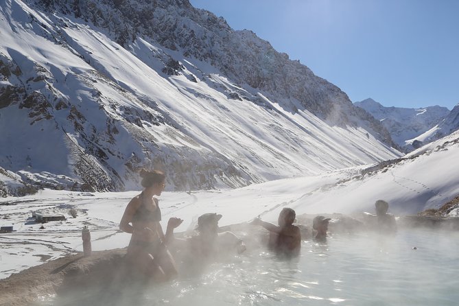 Hot Springs San Jose Volcano Near Santiago - Central Andes Range - Volcano Exploration