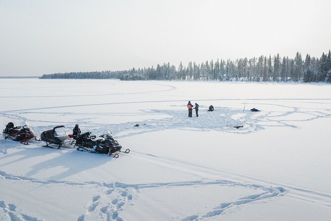 Ice Fishing and Snowmobile Safari Combo in Lapland - Snowmobile Ride Experience