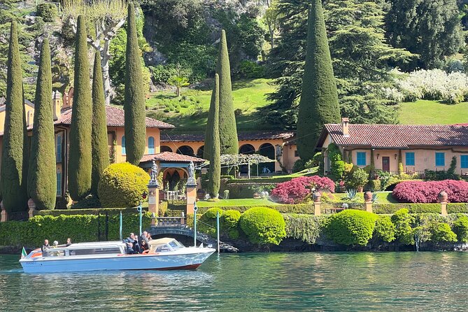 Lake Como Bellagio Area Private Boat Tour - Itinerary Overview