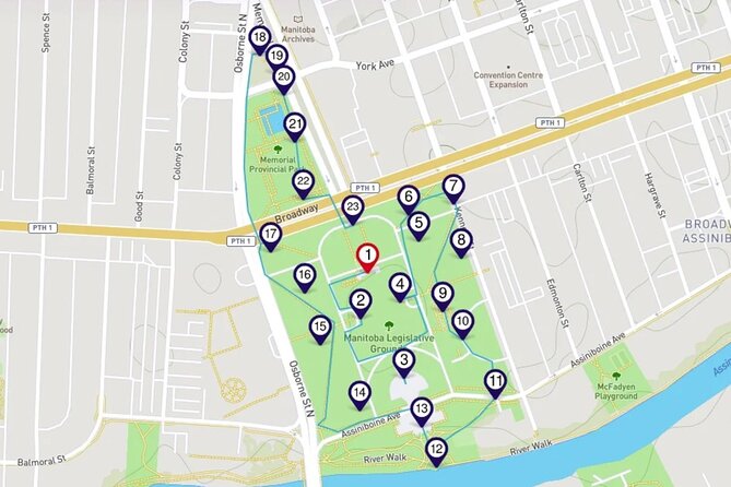 Manitoba Legislative Grounds: a Smartphone Audio Tour & Trivia Challenge - Customer Service