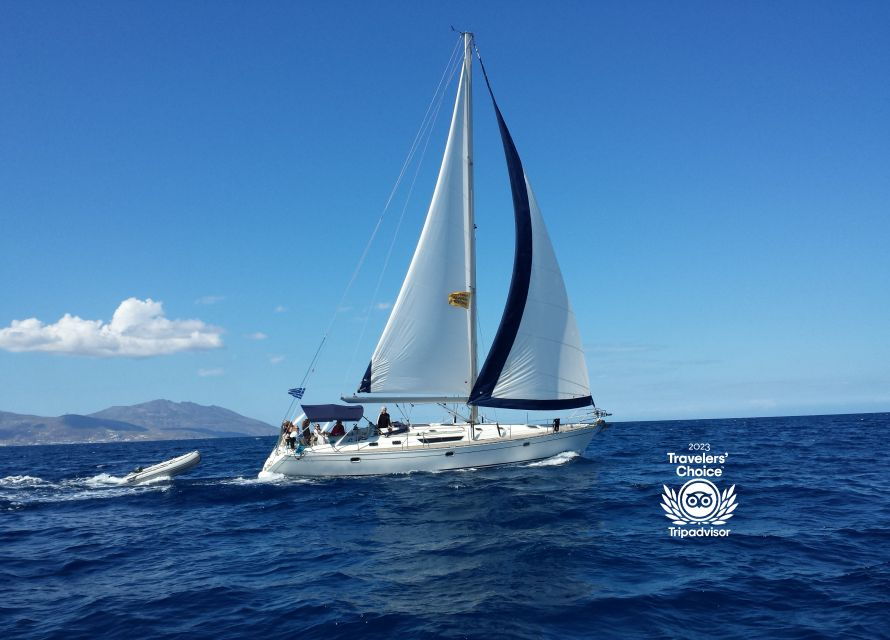 Mykonos: Rhenia Cruise and Delos Guided Tour With Transfers