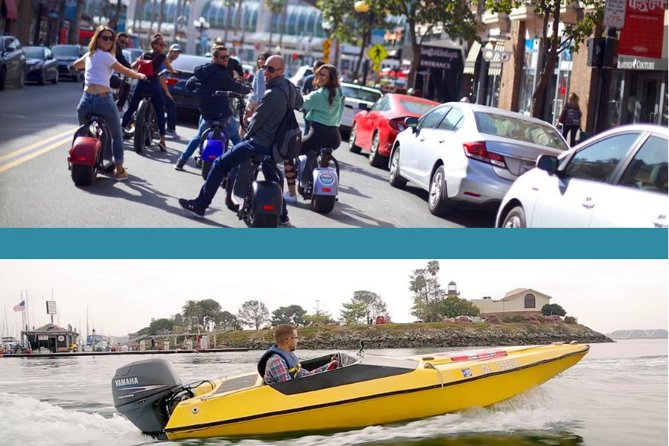 San Diego Self-Guided Speedboat and Electric Scooter Tour - Tour Overview