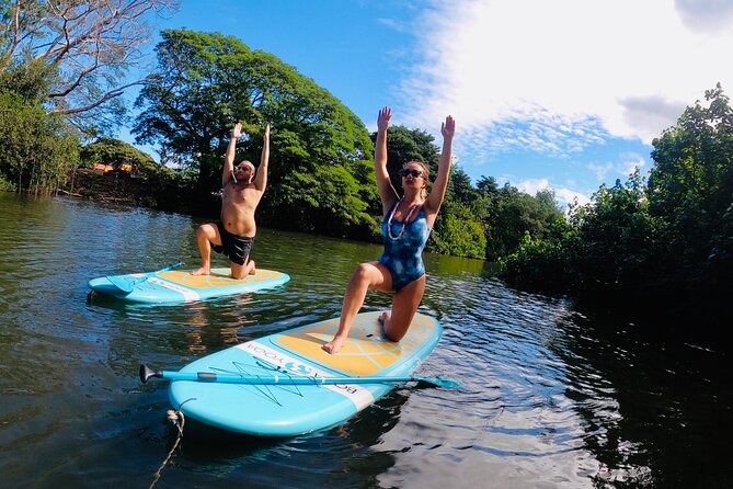 Stand-Up Paddle Yoga on the North Shore of Oahu - What to Expect During the Paddle Yoga Session