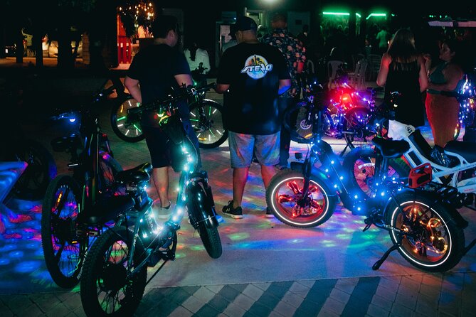 Twilight Neon Glow E-Bike Aruba - Booking Instructions