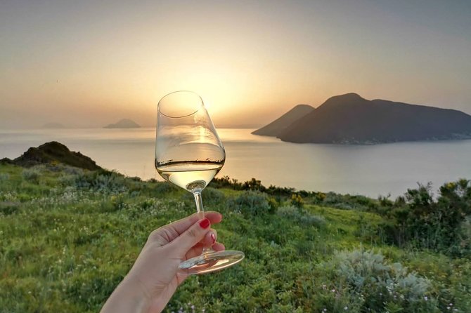 Wine Tasting in Vineyard at the Sunset in Lipari Island - Vineyard Tour at Dusk