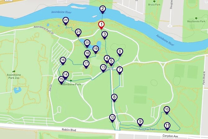 Discover Assiniboine Park With a Smartphone Audio Tour - Whats Included