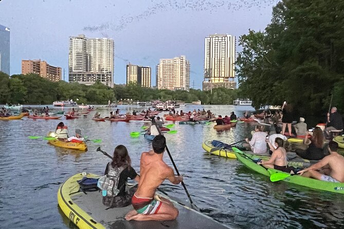 Downtown Austin Giant Paddleboard Sunset Tour With Bats - Meeting and Pickup