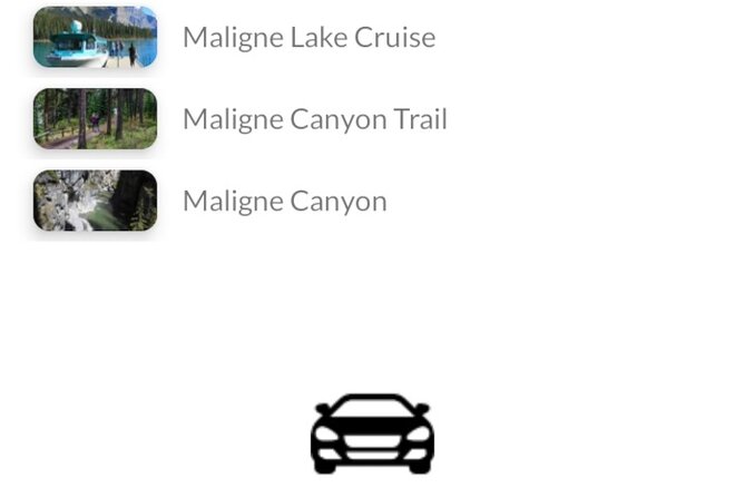 Jasper Self-Guided Routes APP With Audio Guide - Start and End Point