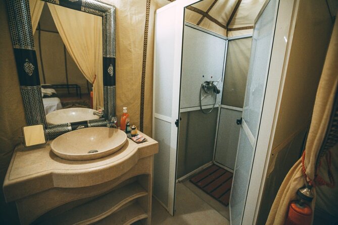 Night in Erg Chebbi Desert, Camel Ride, Luxury Camp, Sandskiing - Luxury Camp With Private Bathroom