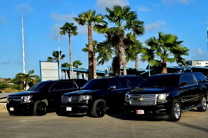 Private Transfer Between Aruba Airport and Accommodation  - Palm - Eagle Beach - Service Overview