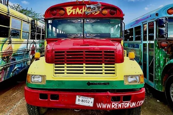 4 Hours Open Air Party Bus Tour With Beach Stop in Caribbean