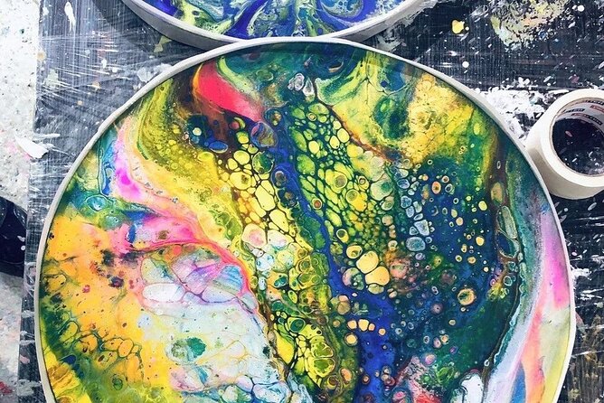 40 Minutes Private Fluid Art Class in Los Angeles