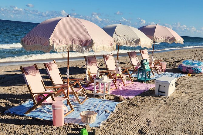 Ultimate Beach Day: Umbrella, Chairs, Yeti, JBL Speaker, Towels - Common Questions