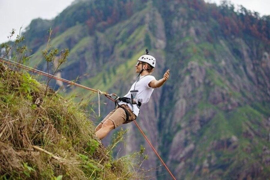 Abseiling in Ella