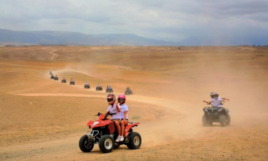 Agafay Desert: Quad Bike & Camel Ride and Dinner Show