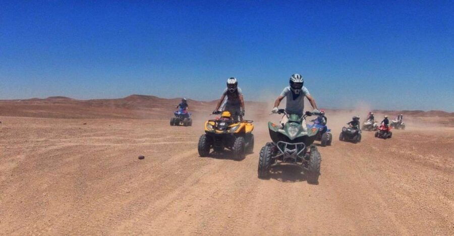 Agafay Desert: Quad Bike or Camel Ride and Dinner Show