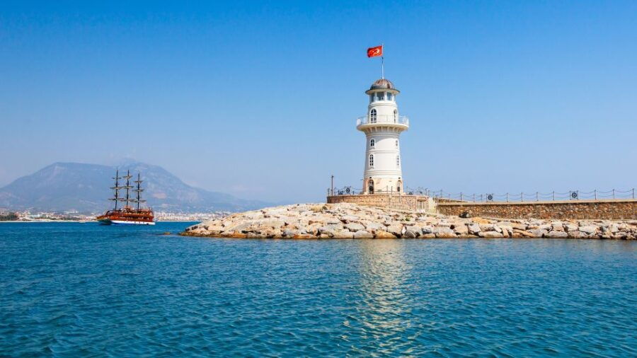 Alanya: Family-Friendly Catamaran Cruise With Castle Views