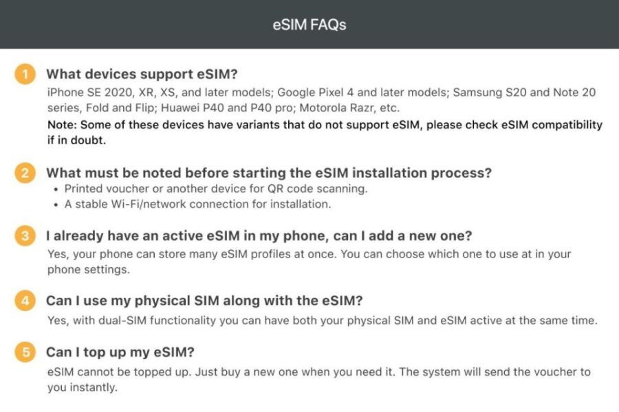 Albania/Europe: Esim Mobile Data Plan - Good To Know