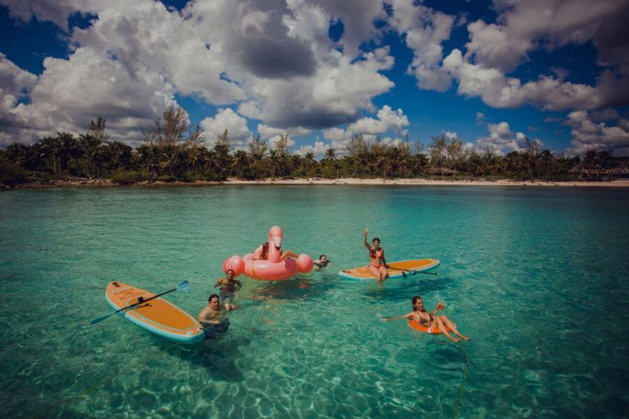 All Inclusive Tulum: 5 Hrs Coast & Pizza in 34′ Cat Aventura