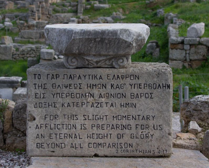 Ancient Corinth Saint Paul Step & Thermal Spa Tour