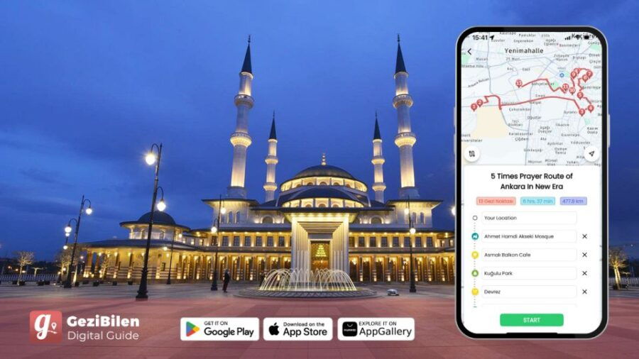 Ankara: 5 Times Prayer Route of Ankara In New Era