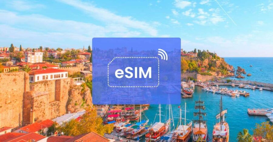 Antalya: Turkey (Turkiye)/ Europe Esim Roaming Mobile Data