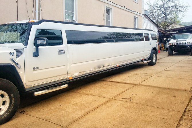 Atlantic City Trips One-Way From NYC Area in H2 Hummer Limousine White - Trip Duration and Commute Details