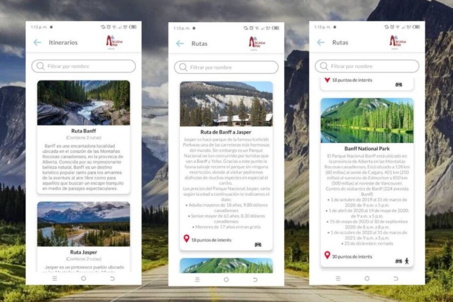 Audioguide for Western Canada Road Routes (Rocky Mountains)