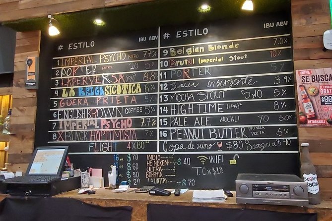 Baja Craft Beer Tasting