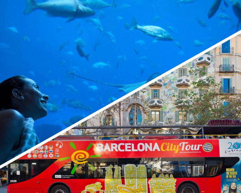 Barcelona: Hop-On Hop-Off Bus & Aquarium Tour - Good To Know