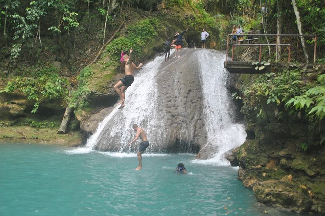 Blue Hole and Secret Falls Day Trip Plus Shopping From Falmouth