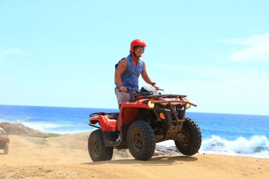Cabo: ATV Beach and Dune Tour Mega Burrito & Tequila