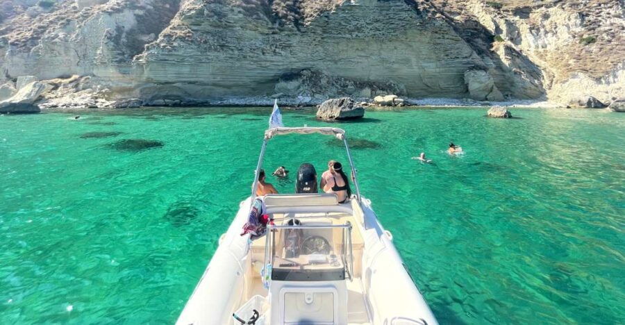 Cagliari: Boat Tour With 4 Swim Stops at Devil’s Saddle