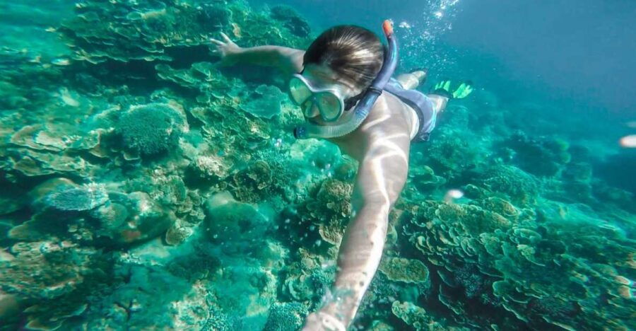 Cala Gonone: Snorkeling at S'abba Meica Beach