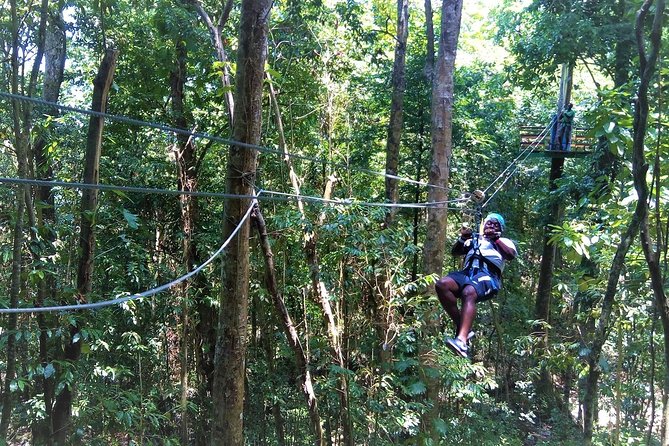 Canopy Zipline & Dunns River Falls Adventure Tour From Runaway Bay