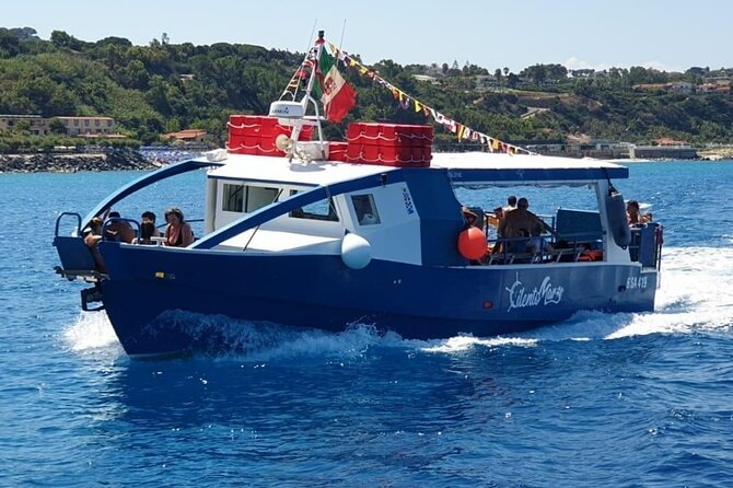 Capo Vaticano Boat Tour With Snorkeling and Aperitif From Tropea