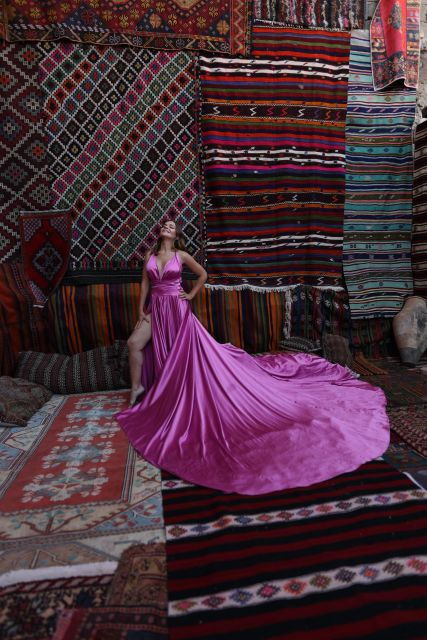 Cappadocia: Photo Shooting With Flying Dress & Carpet House