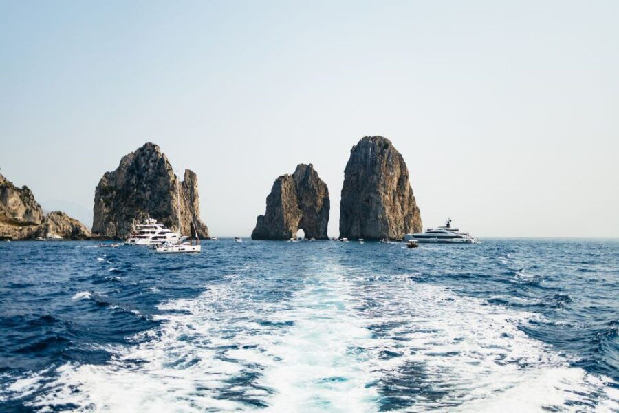 Capri: Island Boat Tour and Optional Blue Grotto Visit
