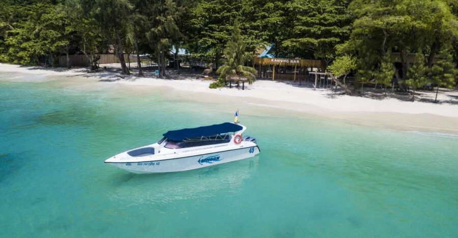 Chalong: Kahung Beach Day Trip by Speedboat & Lunch