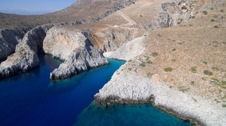 Chania: Private RIB Cruise to Akrotiri and Seitan Limania