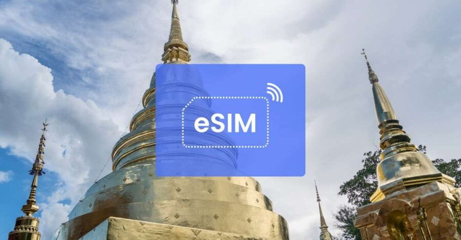 Chiang Mai: Thailand/ Asia Esim Roaming Mobile Data Plan