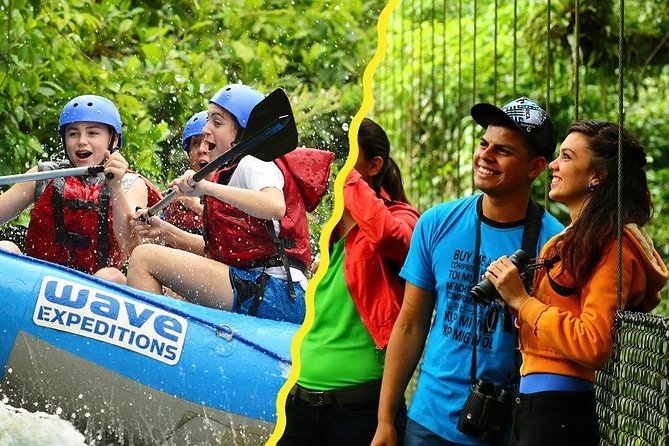 Class II-III Rafting and Hanging Bridges From La Fortuna