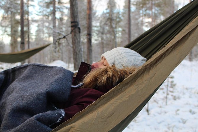 Cocooning in the Halipuu Forest: the Ultimate Arctic Hammock Relaxation