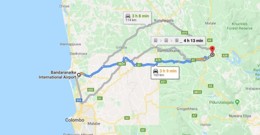 Colombo: Colombo Airport (CMB) and Kandy City Transfer - Good To Know