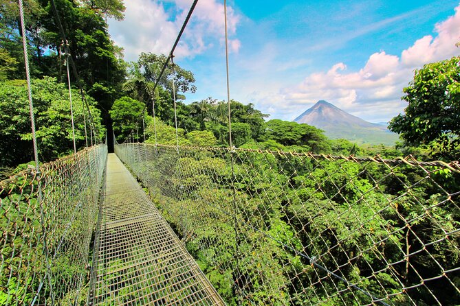 Combo Tour Arenal: Hanging Bridges Hot Springs Waterfall From San José - Good To Know