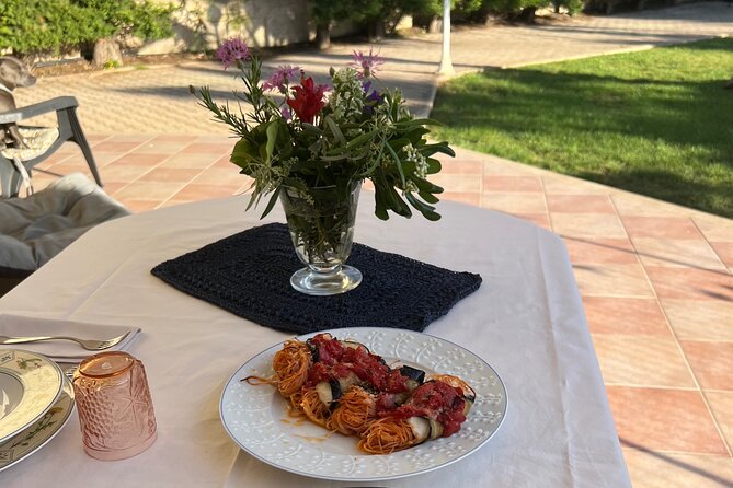 Cooking Class in the Garden Vegetarian Menu
