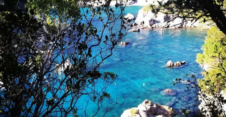 Corfu: Trek in Olive Groves,Villages,Sunset,with Swim Stop